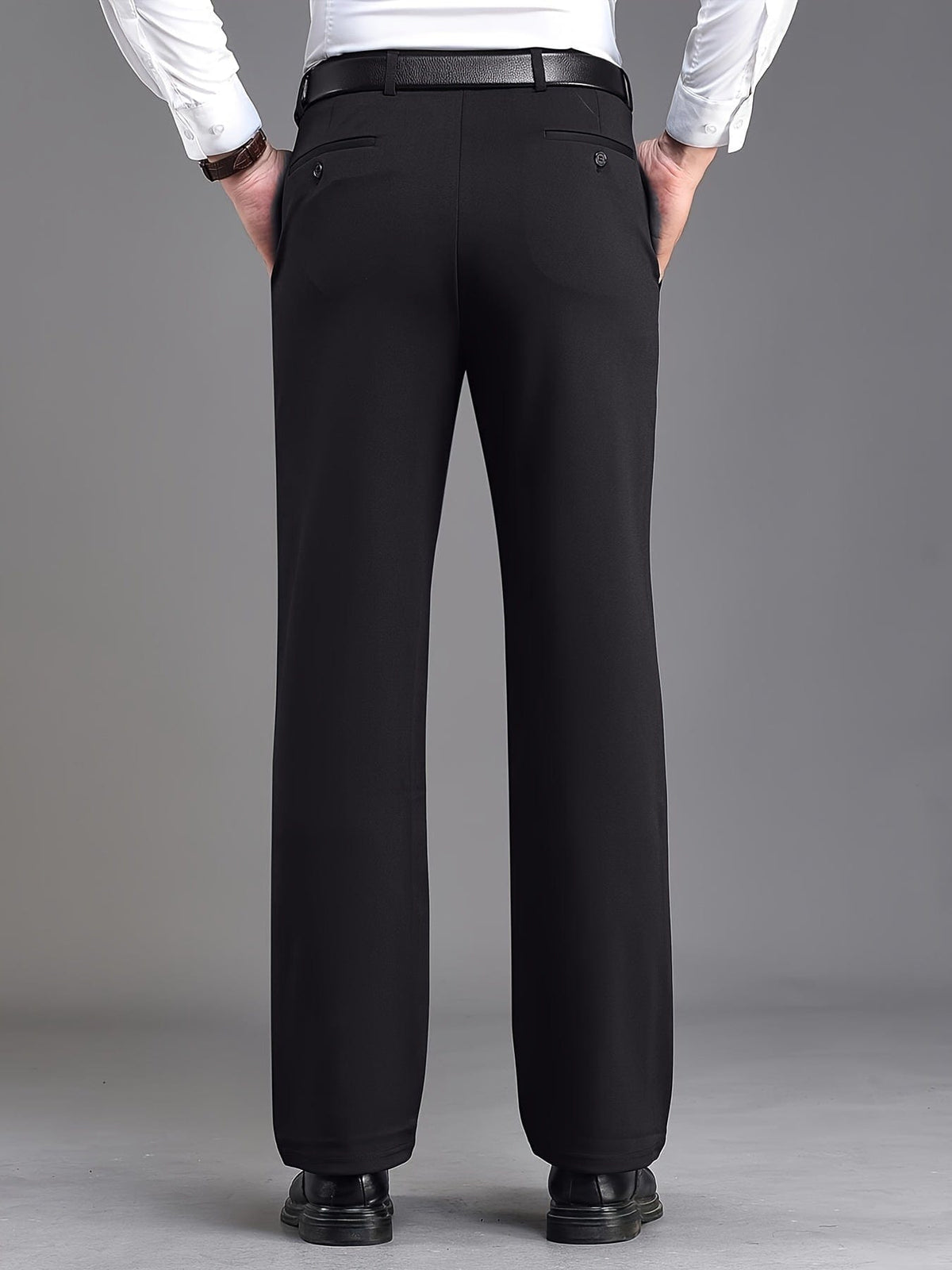 Solid Color Suits, Men's Slim Business Two-button Formal Suit + Suit Pants