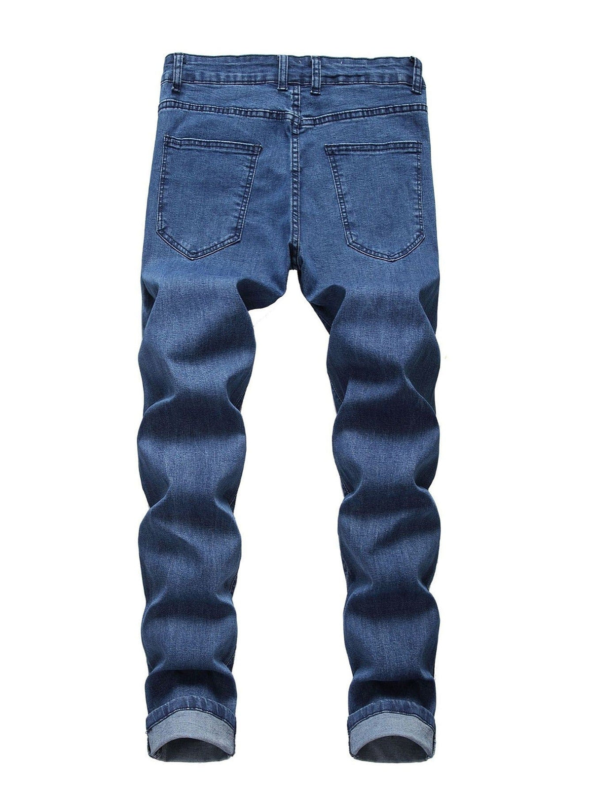 Men's Ripped Skinny Denim Trousers