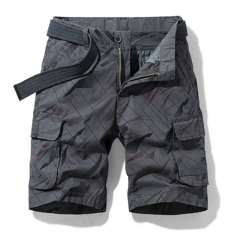 Men's Camouflage Cotton Cargo Shorts