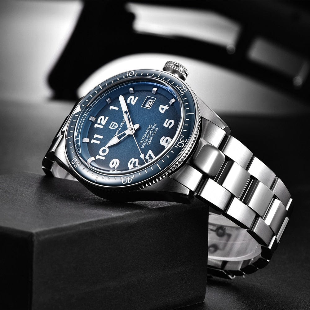 Men's Stainless Steel Automatic Sports Business Watch