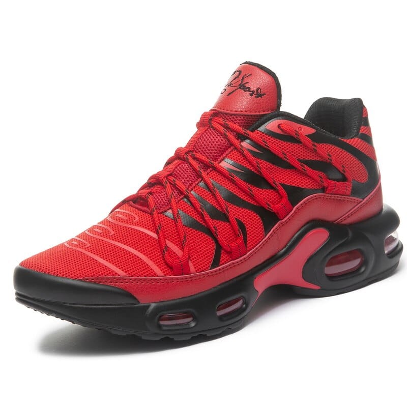 Men's Lightweight Breathable Lace-Up Outdoor Jogging Sneakers