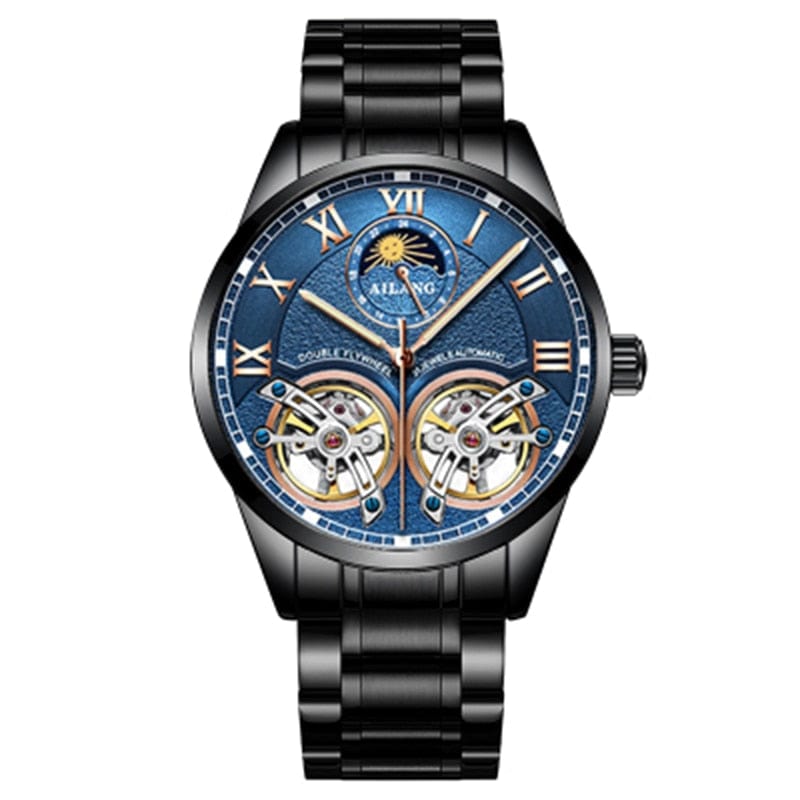 Men's AILANG Double Flywheel Automatic Mechanical Watch