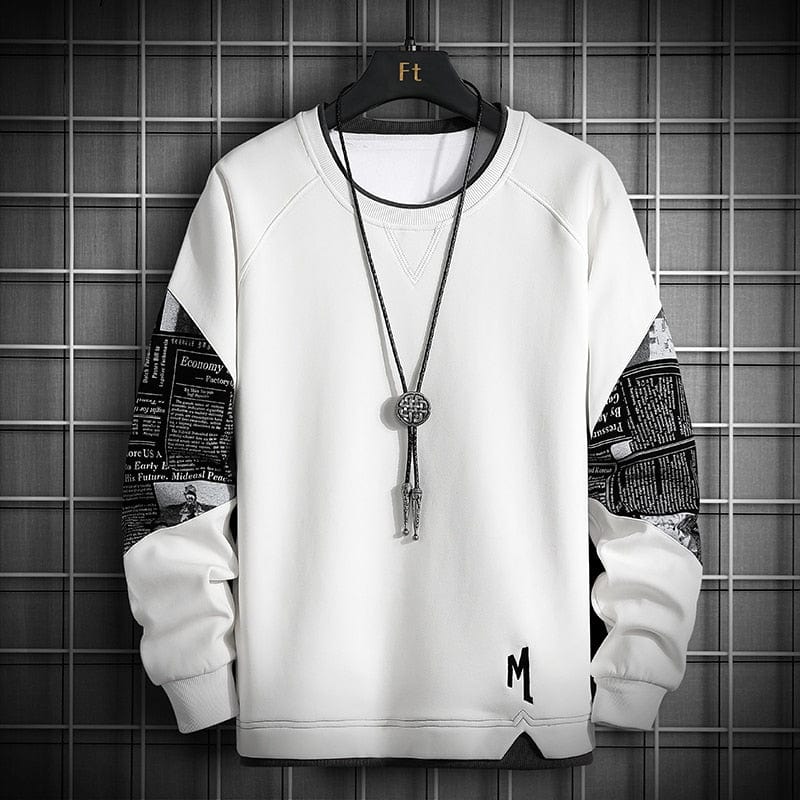 Men's Oversized Crewneck Harajuku Streetwear Sweatshirt