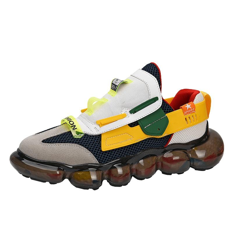 Men's Mesh Air-Cushion Breathable Outdoor Running Sneakers