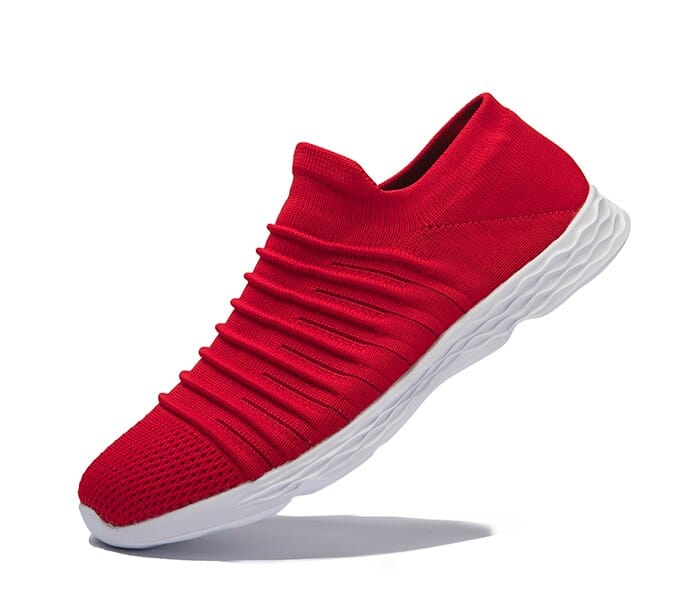 Men's Lightweight Breathable Hole-Sole Sneakers, Size 50