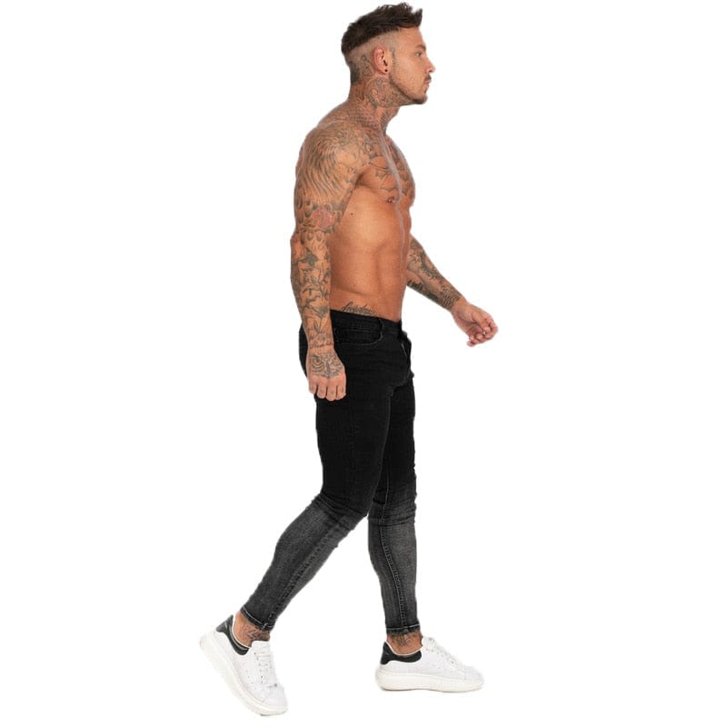 Men's Slim Fit Super Skinny Stretch Ankle Jeans