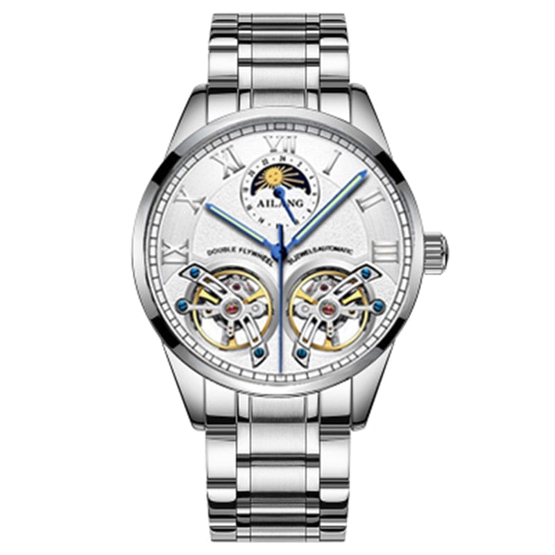 Men's AILANG Double Flywheel Automatic Mechanical Watch