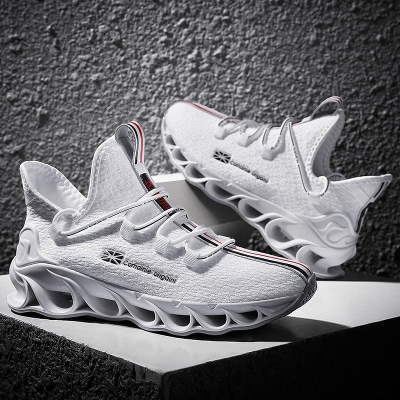 Men's Breathable Casual Race Trainer Sneakers