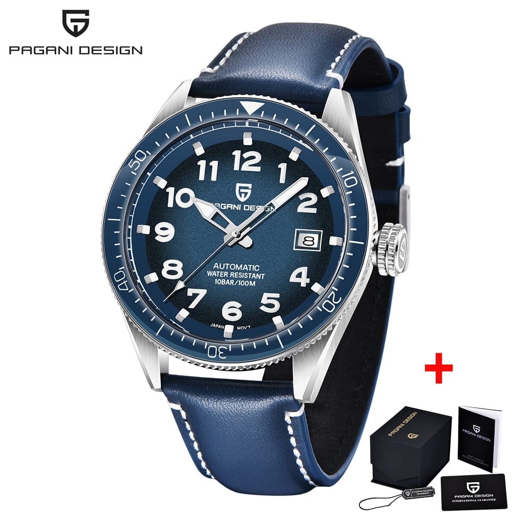 Men's Stainless Steel Automatic Sports Business Watch
