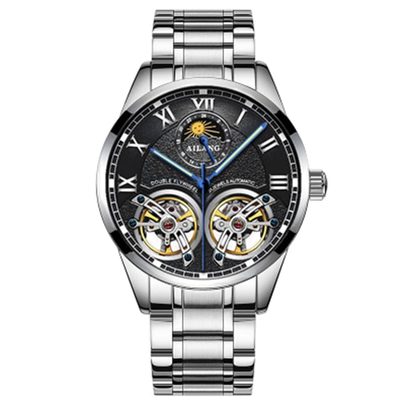 Men's AILANG Double Flywheel Automatic Mechanical Watch