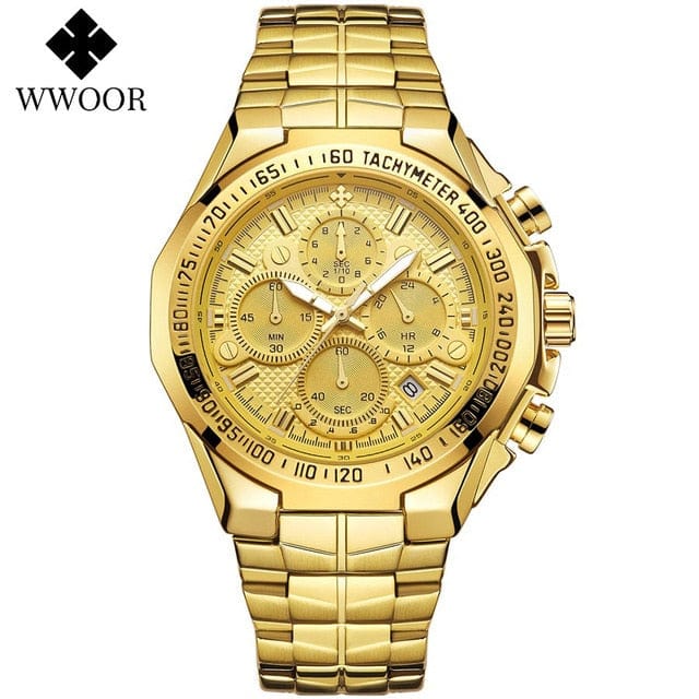Men's Classic Sport Quartz Chronograph Watch 2026, Stainless Steel