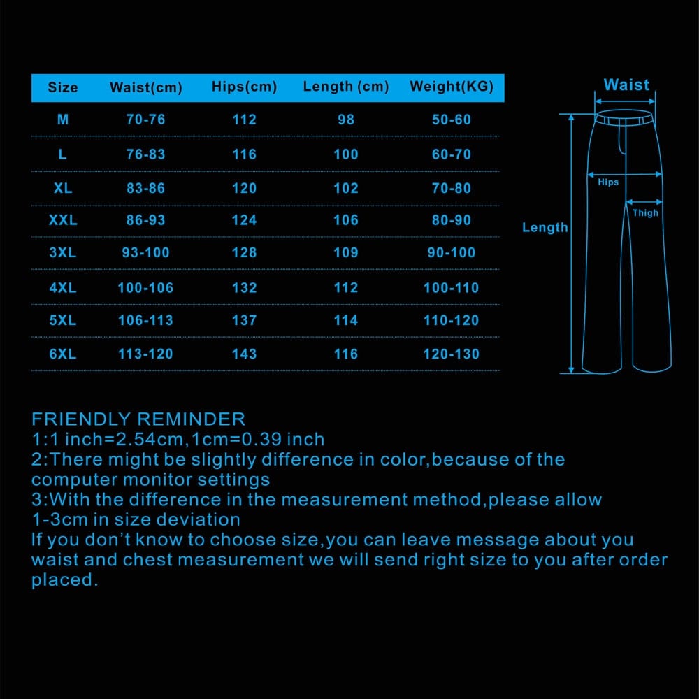 Men's Cotton Loose Multi-Pocket Cargo Pants Joggers