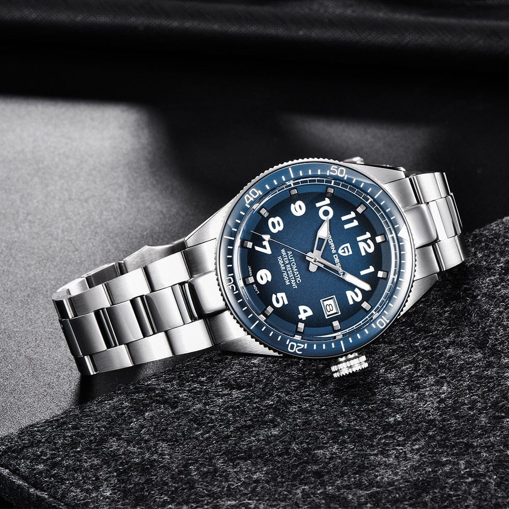 Men's Stainless Steel Automatic Sports Business Watch