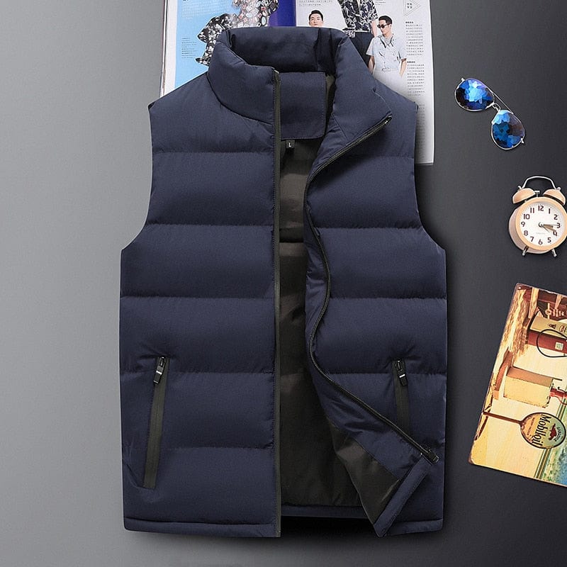 Men's Warm Sleeveless Winter Waistcoat Vest