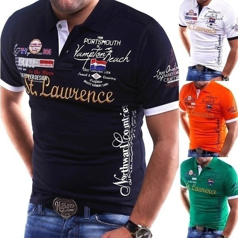 Men's Slim Fit Short Sleeve Polo Shirt 2026