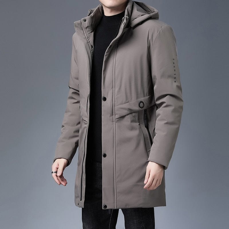 Men's Thick Hooded Winter Parka Jacket