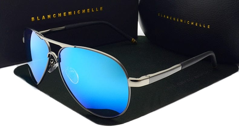 Men's Vintage Polarized Pilot Sunglasses UV400