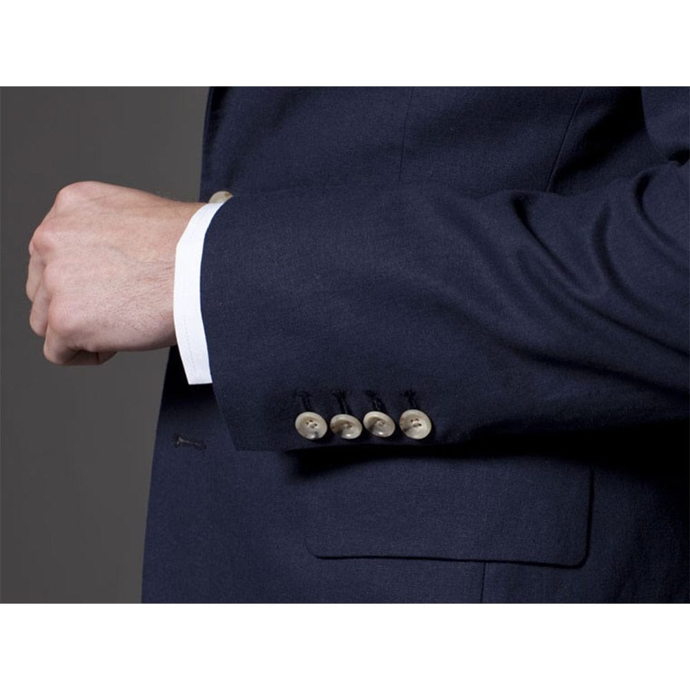 Men's Custom Light Navy Blue Wedding Tuxedo Suit with Pants