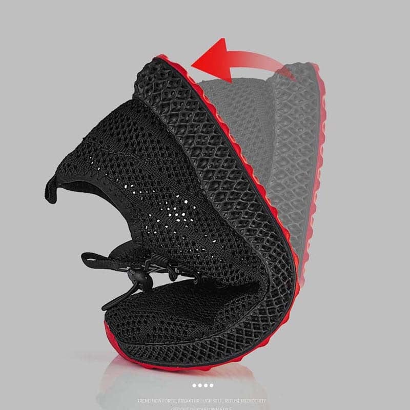 Men's Lightweight Mesh Lace-Up Walking Sneakers