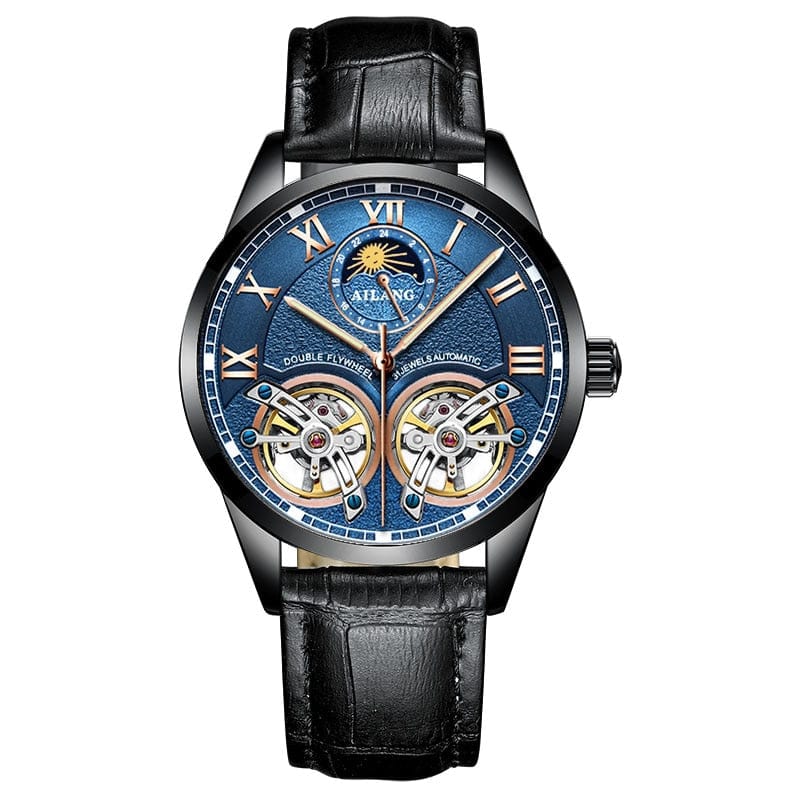 Men's AILANG Double Flywheel Automatic Mechanical Watch