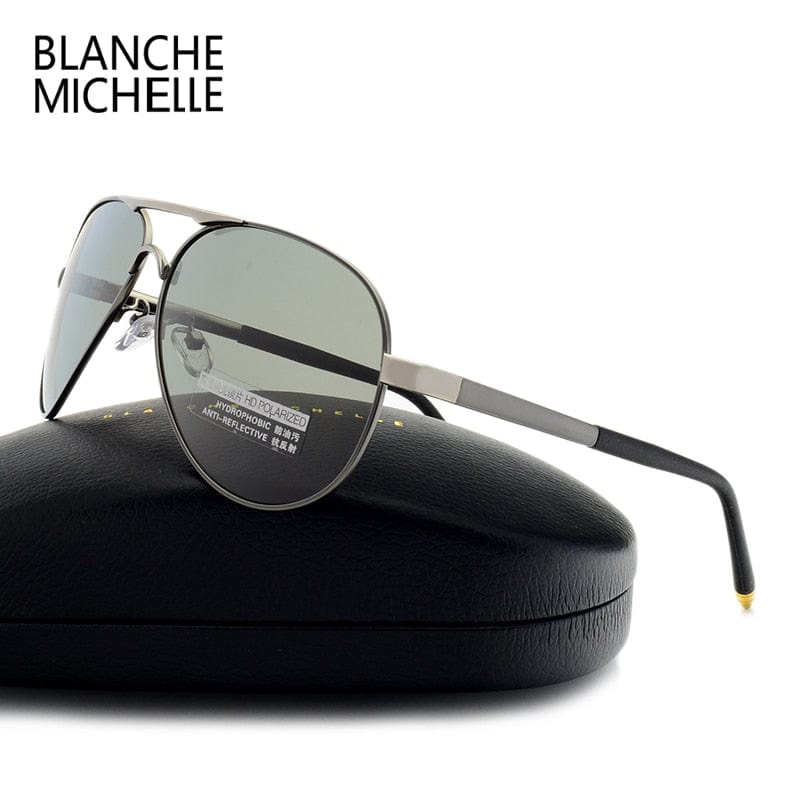 Men's Vintage Polarized Pilot Sunglasses UV400