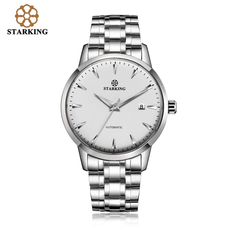 Men's 40mm Ultra-Thin Sapphire Mechanical Watch, Splash-Resistant