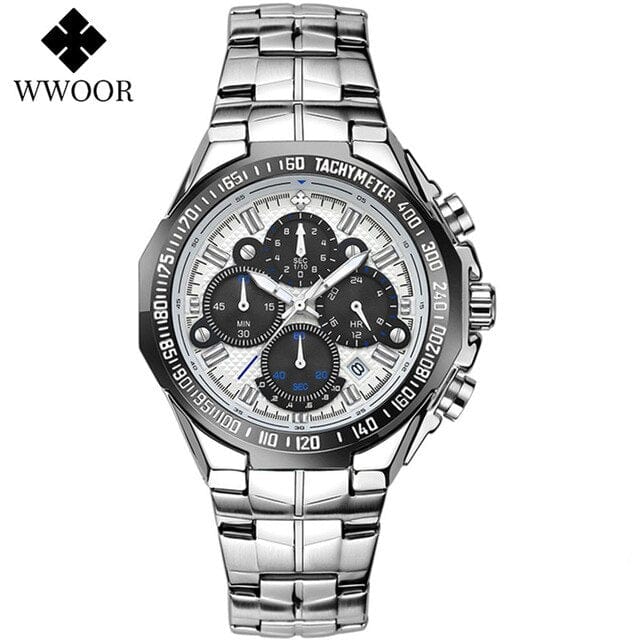 Men's Classic Sport Quartz Chronograph Watch 2026, Stainless Steel