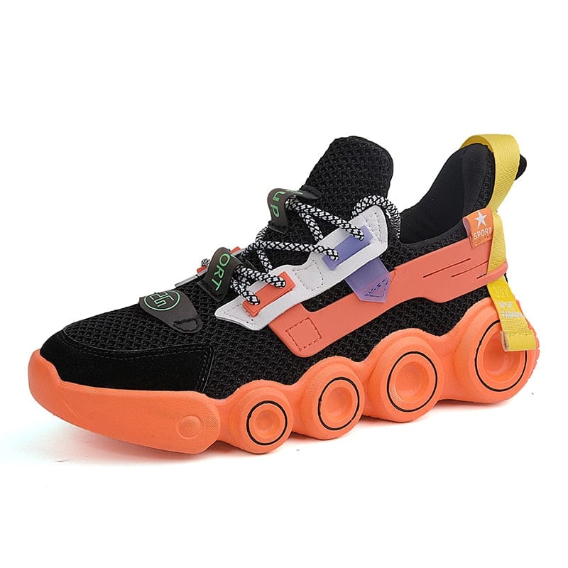 Men's Thick-Sole Luminous Outdoor Running Walking Sneakers