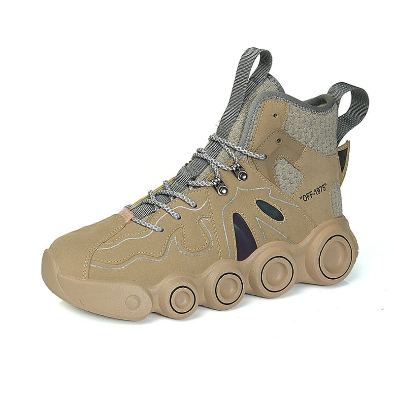 Men's Thick-Sole Luminous Outdoor Running Walking Sneakers