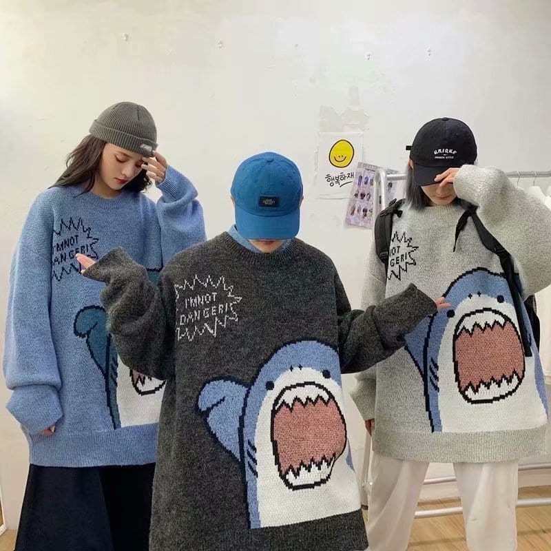 Men's Oversized Patchwork Turtleneck Sweater 2026, Grey Korean Style High Neck