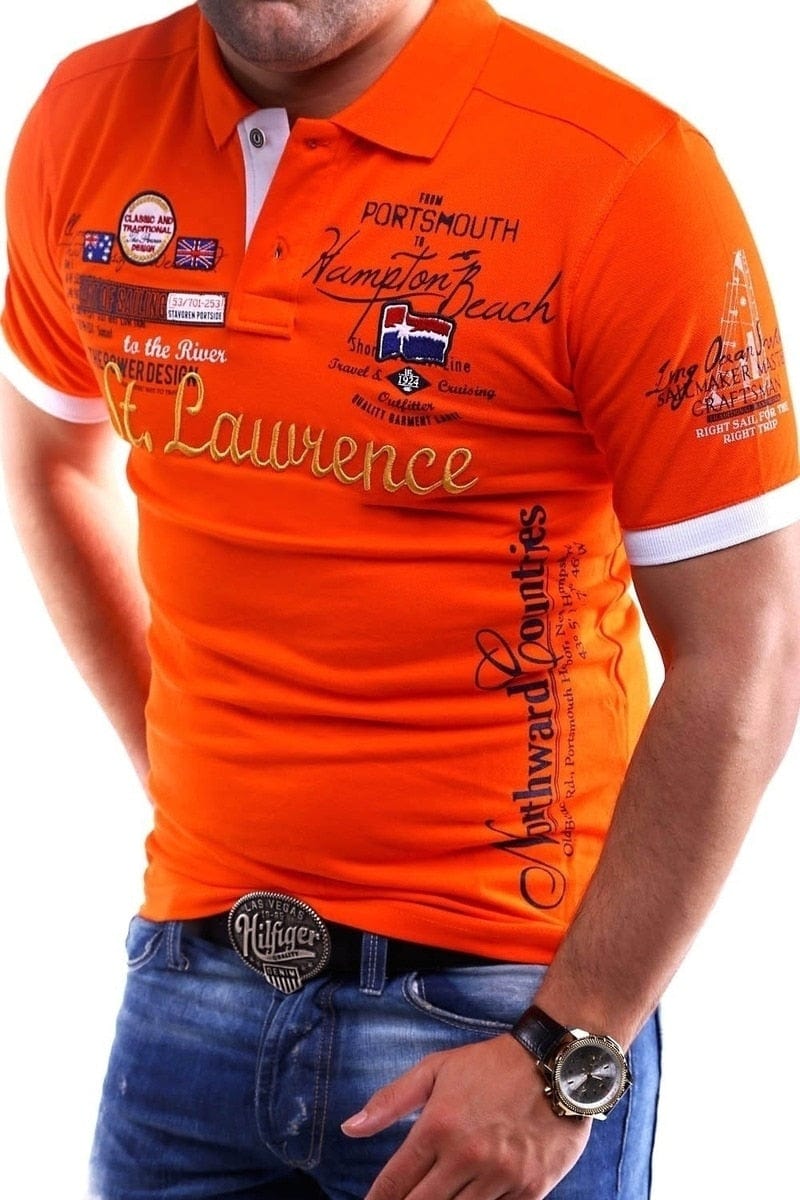 Men's Slim Fit Short Sleeve Polo Shirt 2026