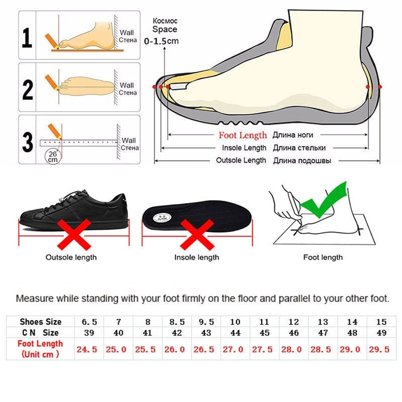 Men's Breathable White Lightweight Walking Sneakers