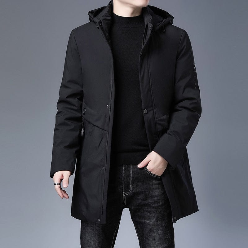 Men's Thick Hooded Winter Parka Jacket