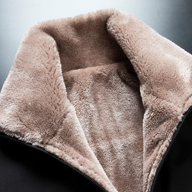 Men's Plus Size Fleece Lined Padded Winter Parka