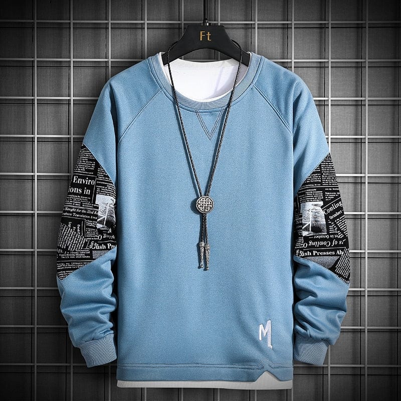 Men's Oversized Crewneck Harajuku Streetwear Sweatshirt