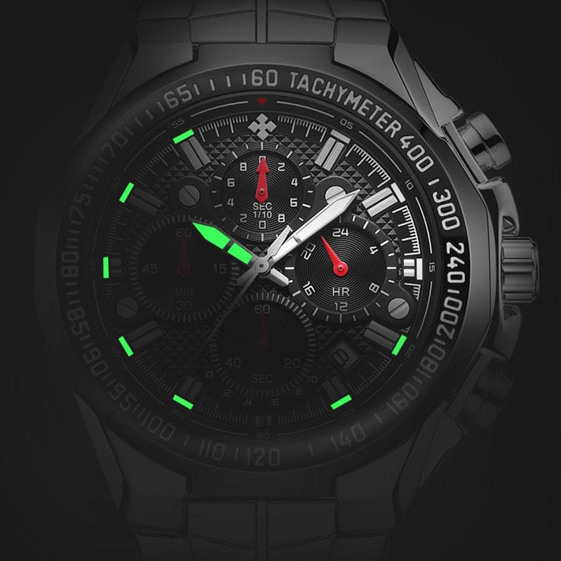 Men's Classic Sport Quartz Chronograph Watch 2026, Stainless Steel