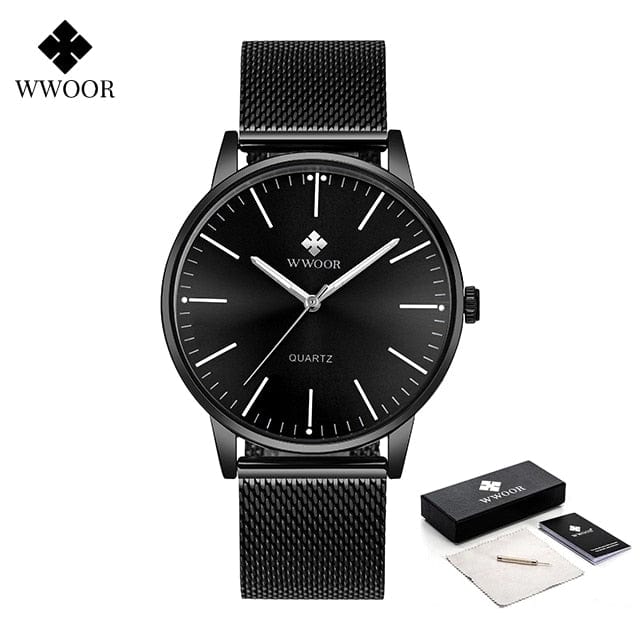 Men's Gold Quartz Wrist Watch 2026, Simple Sports Style