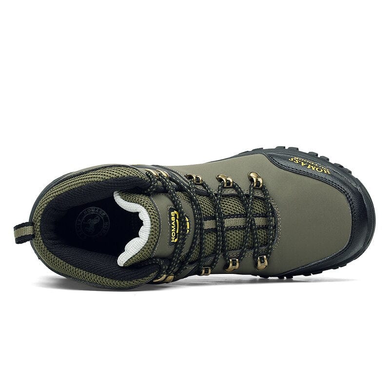 Men's Waterproof Non-Slip Hiking Trekking Boots Army Green