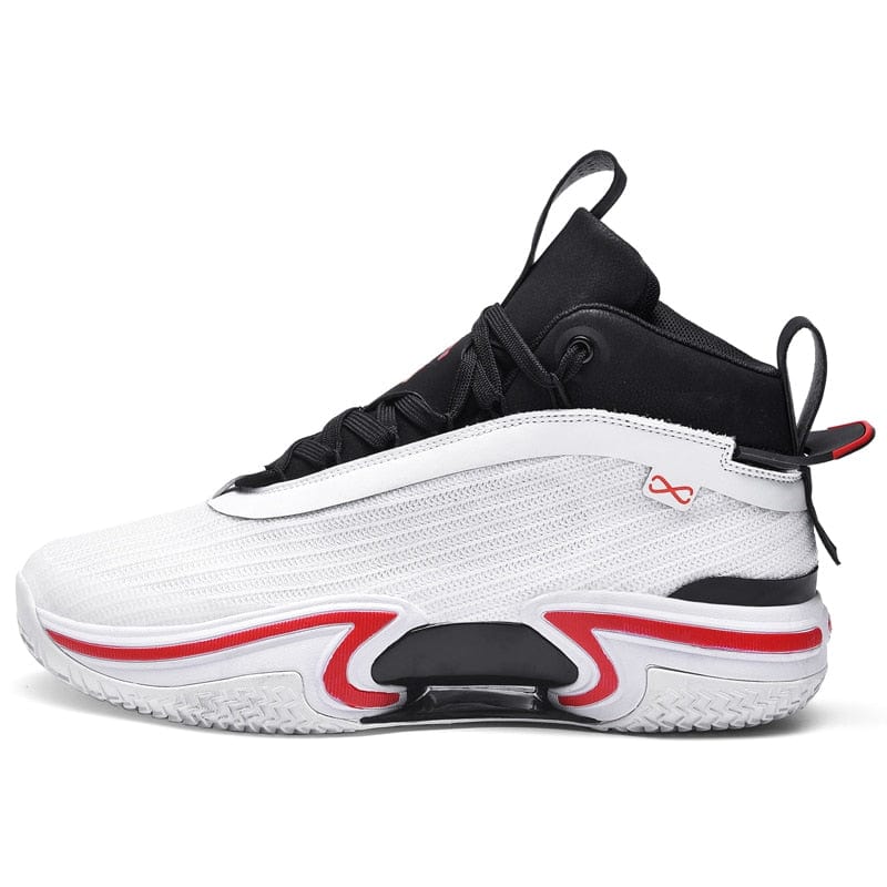 Men's High-Top Wear-Resistant Non-Slip Contrast Basketball Sneakers