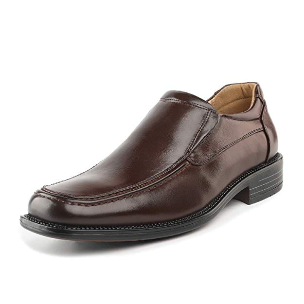 Men's Leather Lined Square Toe Dress Loafers