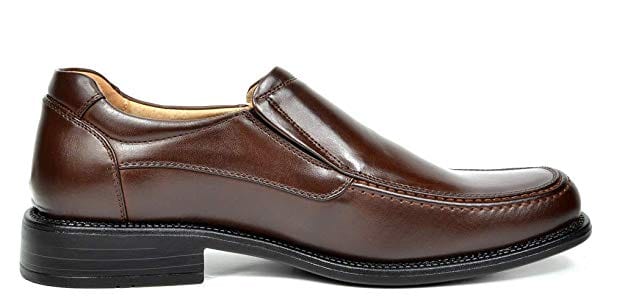 Men's Leather Lined Square Toe Dress Loafers