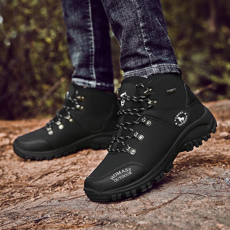 Men's Waterproof Non-Slip Hiking Trekking Boots Army Green