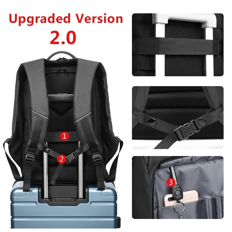Laptop backpack upgraded version product photo