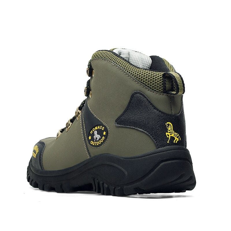 Men's Waterproof Non-Slip Hiking Trekking Boots Army Green