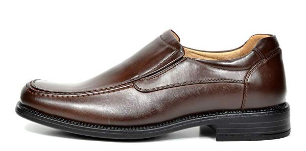 Men's Leather Lined Square Toe Dress Loafers