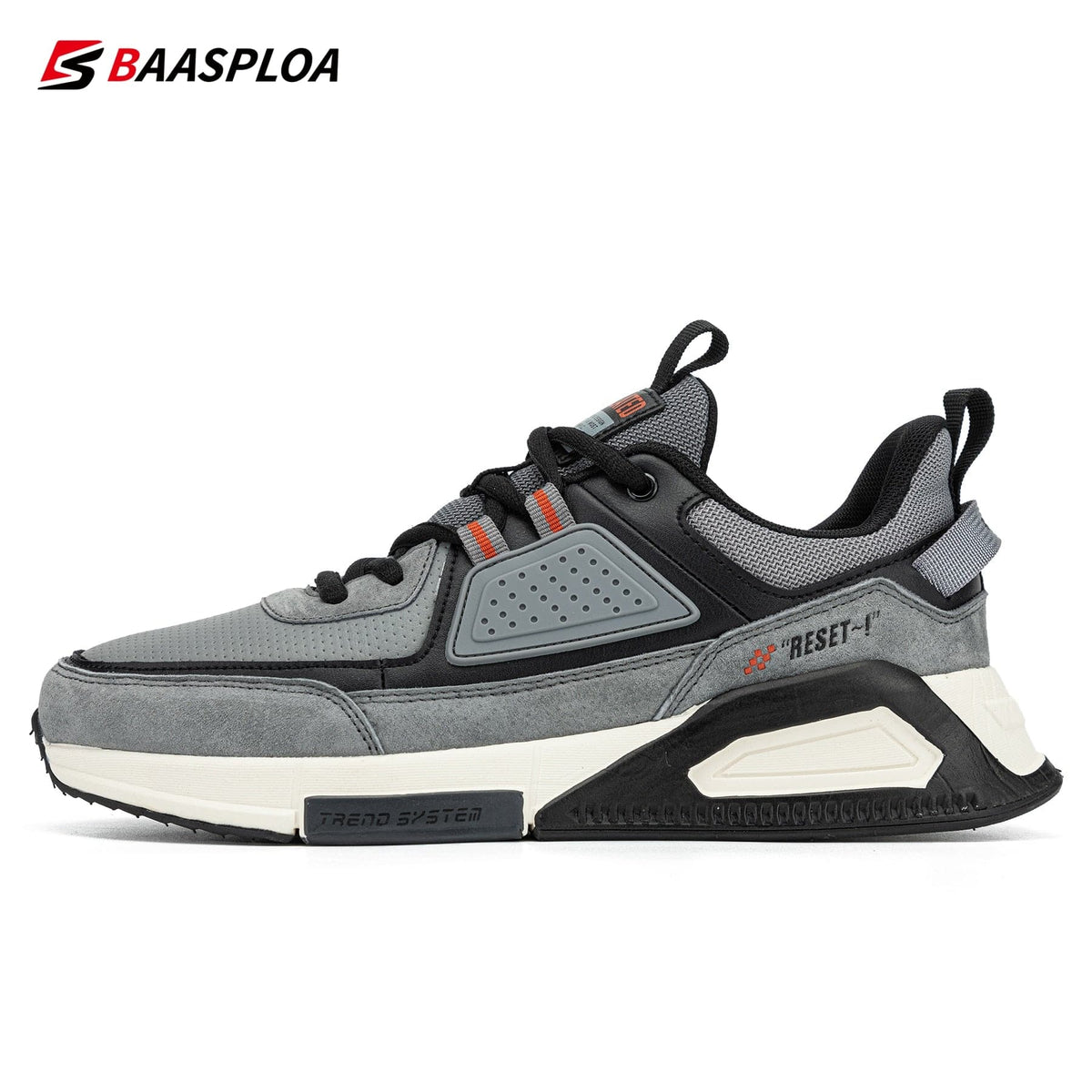 Men's Waterproof Leather Running Skate Shoes