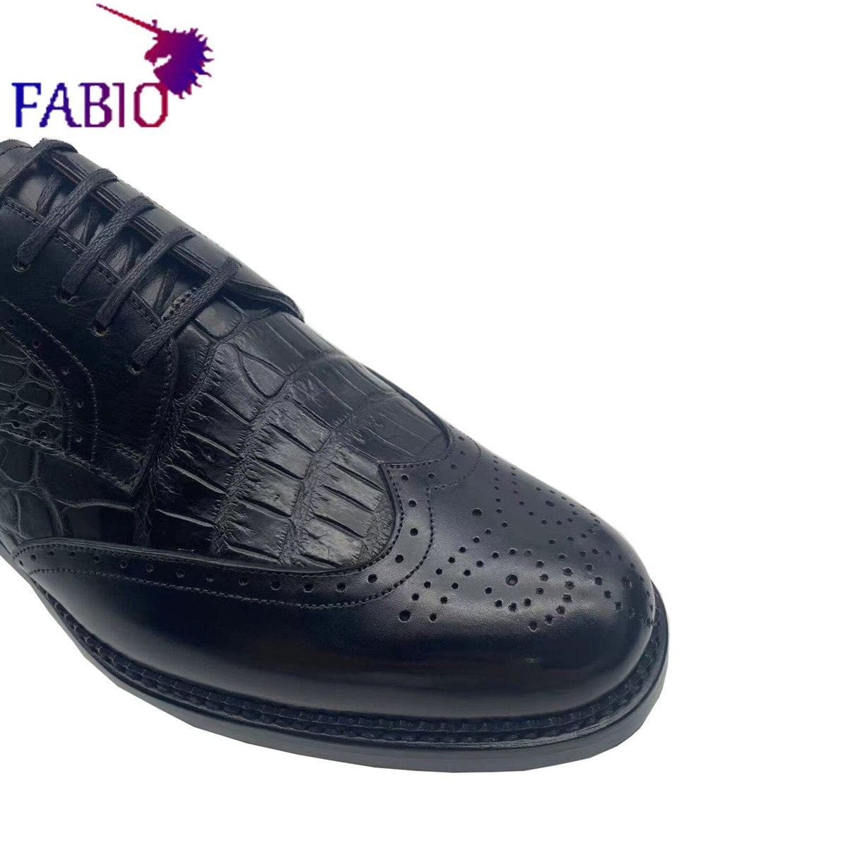 Men's Italian Leather Stitch Business Formal Dress Shoes
