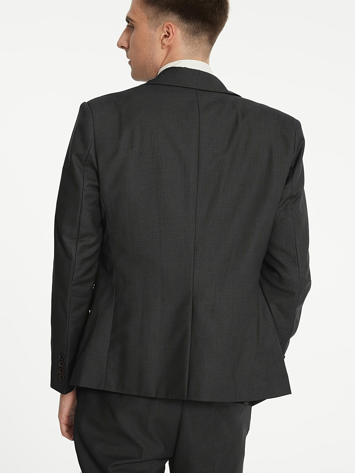 Men's Slim Fit Blazer Double-Breasted Vest and Pants Suit Set