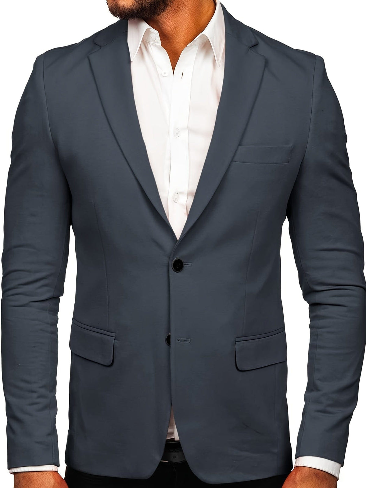 Men's Spring And Autumn Casual Suit Jacket, Single-breasted Business Jacket