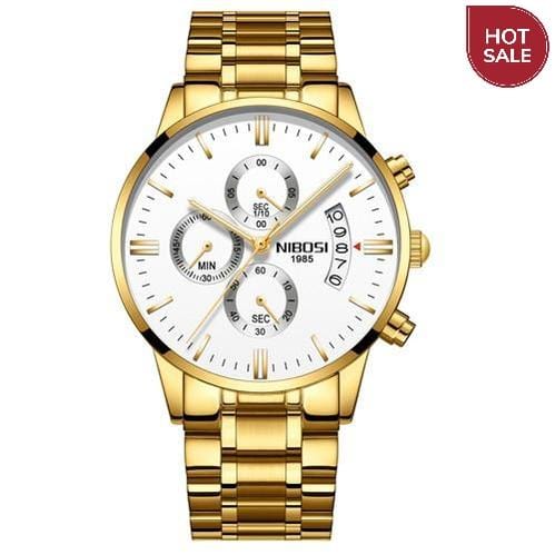 NIBOSI Relogio Masculino Men Watches Luxury Famous Top Brand Men's Fashion Casual Dress Watch Military Quartz Wristwatches Saat